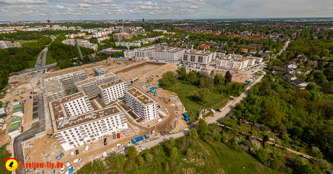 17.05.2023 - Baustelle Alexisquartier und Pandion Verde in Neuperlach